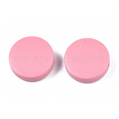 Расписные бусины из натурального тополя WOOD-S045-063B-06