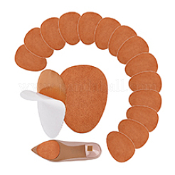 20 шт. противоскользящие накладки на обувь из замшевой ткани&nbsp;AJEW-PH0007-57A