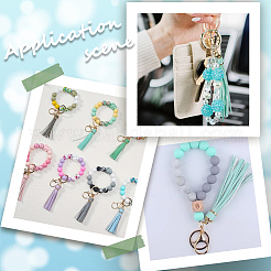 4 шт. подвесные украшения из искусственной кожи&nbsp;AJEW-SC0003-23B