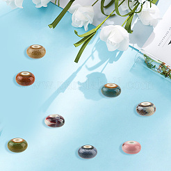 64шт 8 цвета фарфоровые бусины ручной работы PORC-PA0001-03