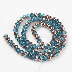 Гальванизируйте прозрачное стекло бисер нитей&nbsp;EGLA-A034-T2mm-N06