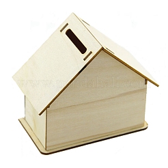 Незаконченные деревянные детские копилки своими руками&nbsp;LS-WOCR-PW0001-156