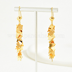 Eleganti orecchini a cerchio in ottone con nappa a farfalla&nbsp;MY6765