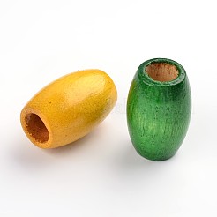 Окрашенная бочка из натурального дерева&nbsp;WOOD-S619-M-LF