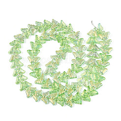 Brins de perles de verre électrolytiques transparentes&nbsp;GLAA-T023-39A-07