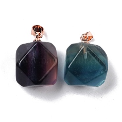 Подвески с резьбой из натурального флюорита G-J387-99