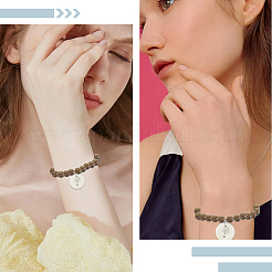 120 шт. бусины из натурального индийского агата&nbsp;G-PA0001-17A