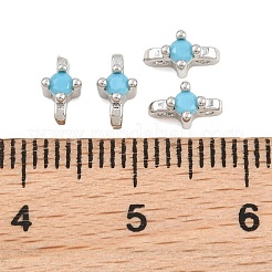 Shegrace Messing-Verbinderanhänger mit Mikropavé-Zirkonia&nbsp;XGRQ5K700-833P-B