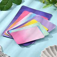 50 шт. 4 стильных двухцветных прямоугольных пластиковых подарочных пакета с застежкой-молнией OPP-FS0001-19A-2