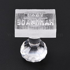 Прозрачные акриловые штампы для мыла с большими ручками DIY-XCP0003-88B