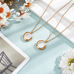 Набор для самостоятельного изготовления ожерелья с плавающими подвесками DIY-DR0001-19