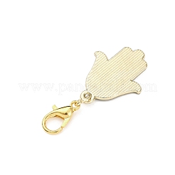 15 шт. подвеска в виде хамсы из сплава с эмалью&nbsp;HJEW-JM04365