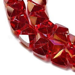 Стеклянные бусины с гальваническим покрытием &nbsp;EGLA-P066-02A-AB03