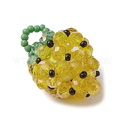 Стеклянные подвески из бисера&nbsp;PALLOY-GD00003-01