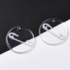 Прозрачные смоляные подвески&nbsp;RESI-N030-005A