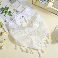 Цветочный декор кружевные треугольные банданы&nbsp;OHAR-WH20005-08A