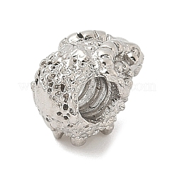 Европейские бусины из нержавеющей стали 304 STAS-S183-04B-P