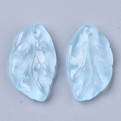 Прозрачный лак окрашенные стеклянные подвески&nbsp;LS-X1-GLAA-T013-02-C01