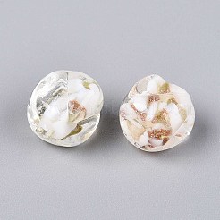 Бусины ручной работы бусины золотого песка LAMP-T021-32F