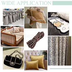 Отделка шнуром из полиэстера длиной 12.5 м&nbsp;SRIB-WH0011-147D