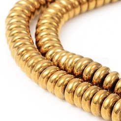 Fili di perle di ematite sintetica non magnetica con placcatura sotto vuoto pvd&nbsp;G-F682-13