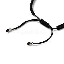 201 нержавеющая сталь плетеные браслеты с перекрестными звеньями для мужчин и женщин BJEW-JB11207