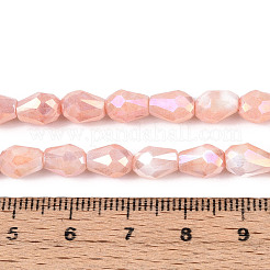 Антикоррозийные гальванические стеклянные бусины&nbsp;GLAA-T025-13A-07