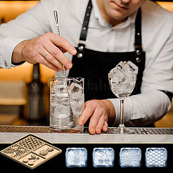 Латунная головка штампа для кубиков льда DIY-WH0535-001