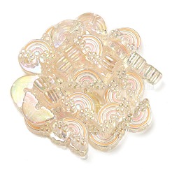 УФ-покрытие Радужные радужные акриловые эмалевые бусины&nbsp;OACR-G012-08B