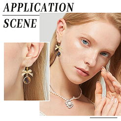 Подвески из натурального тигрового глаза&nbsp;G-BBC0001-37C