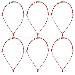 30 шт. экологически чистые корейские вощеные полиэстеровые плетеные регулируемые ожерелья&nbsp;NJEW-TAC0023-01