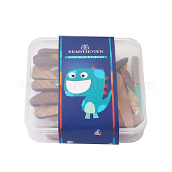 26шт 3 стильные подвески из смолы и орехового дерева RESI-BT0001-04