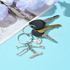 Schlüsselanhänger aus Legierung zum Vatertag&nbsp;KEYC-YW00055
