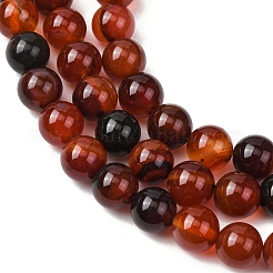 Tinti agata naturale perle tonde fili&nbsp;G-E321B-10mm-02