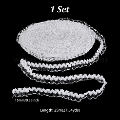 25 м полиэстеровых эластичных кружевных лент OCOR-PH0006-27A