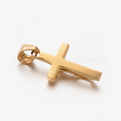 Osterthema Herren 201 Edelstahl Kruzifix Kreuz Anhänger&nbsp;STAS-F010-21G