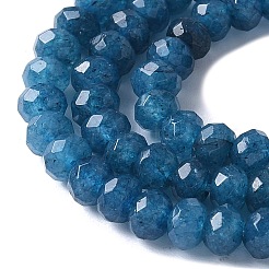 Teñido natural Malasia jade rondelle cuentas hebras&nbsp;X-G-E316-2x4mm-54