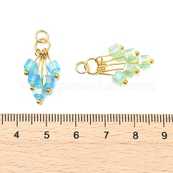 Ab Farbe überzogen Glas-Anhänger&nbsp;PALLOY-JF05735