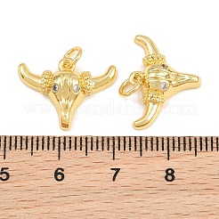 Messing micro pave klare zirkonia anhänger&nbsp;CU-CBAFB88-04G