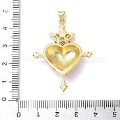 Pendentifs en laiton&nbsp;KK-L253-24G-05