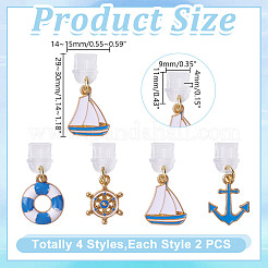 8 шт. 4-х видов пластиковых мобильных пылезащитных заглушек&nbsp;HJEW-HY00134