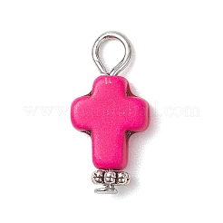 Подвески из синтетической бирюзы PALLOY-JF04256