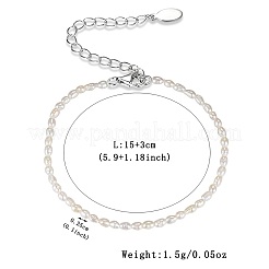 Браслеты из чешского стерлингового серебра и пресноводного жемчуга VY4924-1