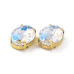Rhinestone ovalados para coser&nbsp;DIY-E062-06G-A02