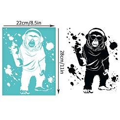 Самоклеящийся трафарет для шелкографии DIY-WH0338-326