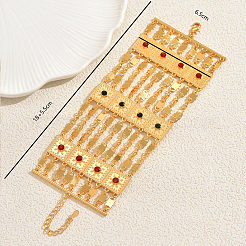 Винтажные многорядные браслеты из сплава с микропаве из кубических цирконий RG4005