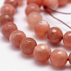 Sunstone naturale fili di perline&nbsp;G-D856-07-8mm