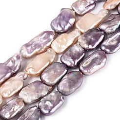 Natürliche Barock Keshi Perlen Stränge&nbsp;PEAR-S020-D13