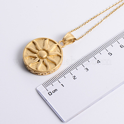 2 шт. винтажные ожерелья из нержавеющей стали с подвеской в виде солнца для мужчин VM5613