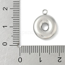 Pendentifs initiaux en acier inoxydable 304&nbsp;STAS-S186-12O-P